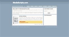 Desktop Screenshot of mediascripts.com
